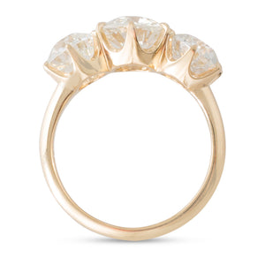 Three Stone Diamond Ring 4.11ct