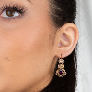 Antique Garnet Earrings