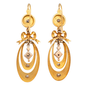 Antique French Gold Earrings
