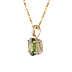 Green Tourmaline Pendant