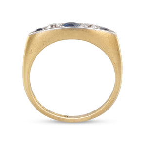 Antique Sapphire & Diamond Ring