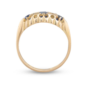 Antique Sapphire & Diamond Ring