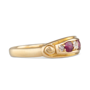 Antique Ruby & Diamond Ring