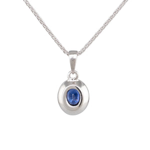 Sapphire and Diamond Pendant