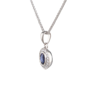 Sapphire and Diamond Pendant