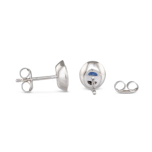 Sapphire and Diamond Earrings