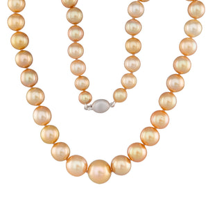 Semi-Round Gold South Sea Strand