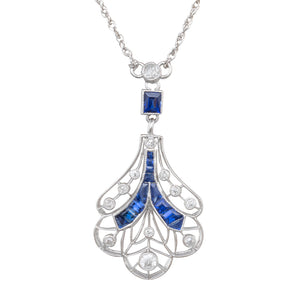 Art Deco Diamond Pendant