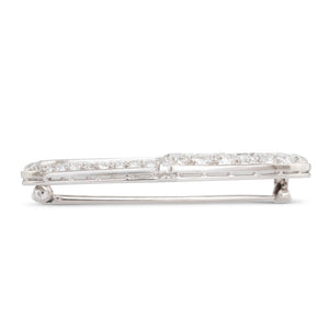Art Deco Diamond Brooch
