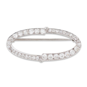 Art Deco Diamond Brooch