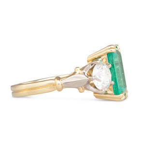 Colombian Emerald & Diamond Ring