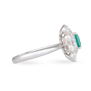 Colombian Emerald Cluster Ring