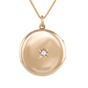 Antique Locket with Diamond