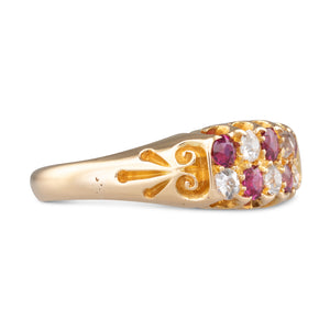 Ruby and Diamond Antique Ring