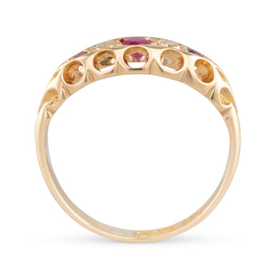 Antique Ruby and Diamond Ring