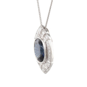 6.57ct Sapphire Pendant