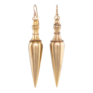 Italian Gold Drop Earrings