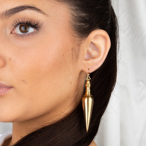 Italian Gold Drop Earrings