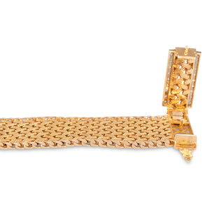 French Braided Buckle Bracelet