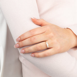 Three Stone Diamond Ring