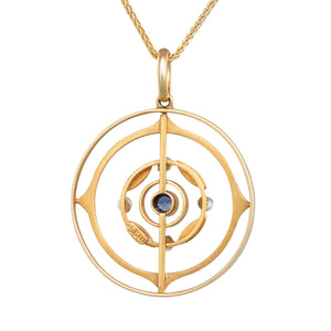 Antique Sapphire Pendant