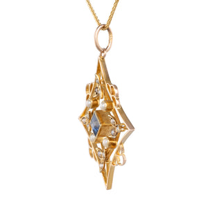 Antique Pendant with Seed Pearls