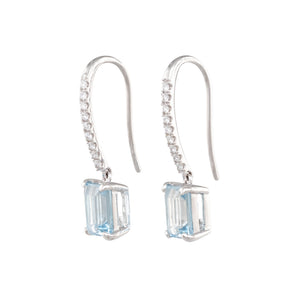 Aquamarine Drop Earrings