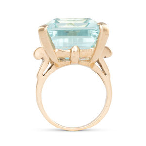 Aquamarine Cocktail Ring