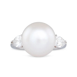 South Sea Pearl & Diamond Ring