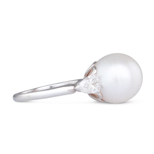 South Sea Pearl & Diamond Ring