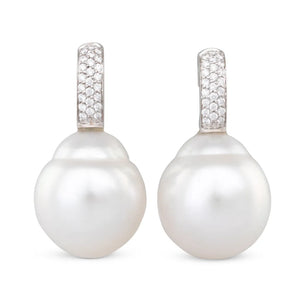 Baroque South Sea Diamond Studs