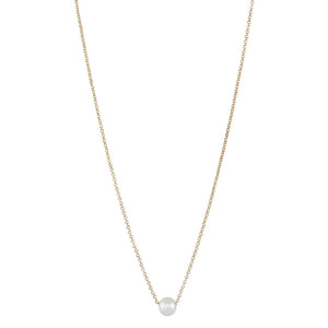 Gold Plated Single Freshwater Chain