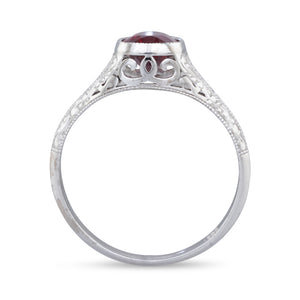 1.32ct Ruby and Diamond Ring