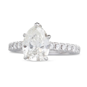 1.83ct Pear Shape Diamond Ring