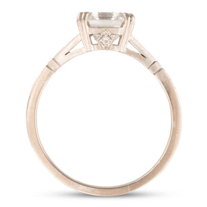 2.23ct Asscher Cut Diamond Ring