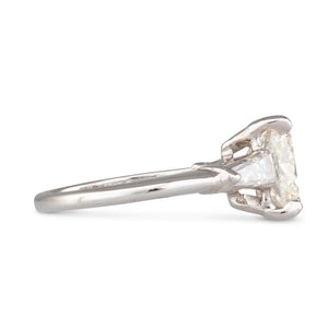 A 2.10ct Cushion Cut Diamond Ring