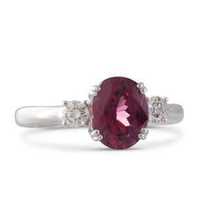 Garnet and Diamond Ring