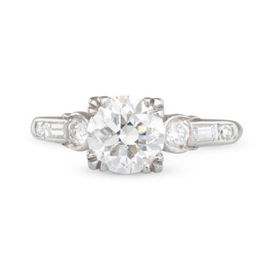 Art Deco 1.13ct Diamond Ring