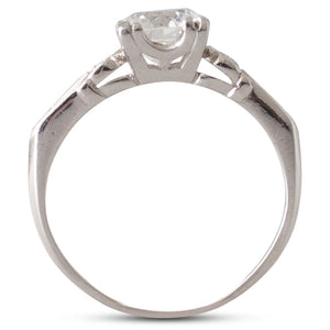 Art Deco 1.13ct Diamond Ring