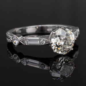 Old European Cut Diamond Ring