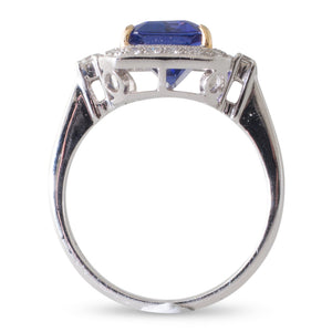 Tanzanite and Diamond Ring
