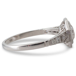Art Deco Style Diamond Solitaire