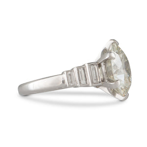 A GIA 7.50ct Old Cut Diamond Ring