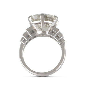 A GIA 7.50ct Old Cut Diamond Ring