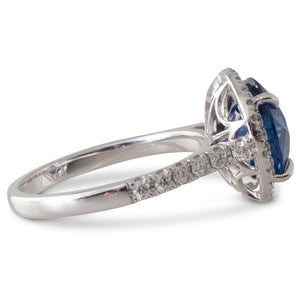 4.26ct Sapphire and Diamond Ring