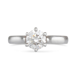 Platinum Solitaire Diamond Ring