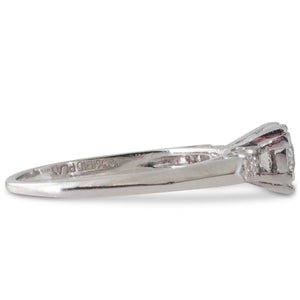 A Diamond and Platinum Ring