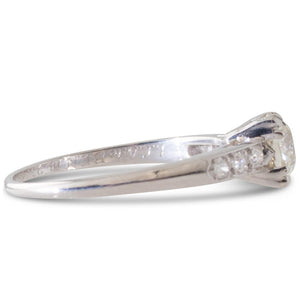 An Old Cut Solitaire Diamond Ring
