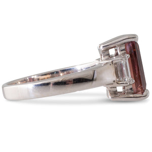 A Tourmaline & Diamond Ring