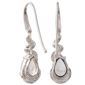 Morganite and Diamond Earrings